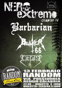 Barbarian 13.02.2015 Reggio Calabria